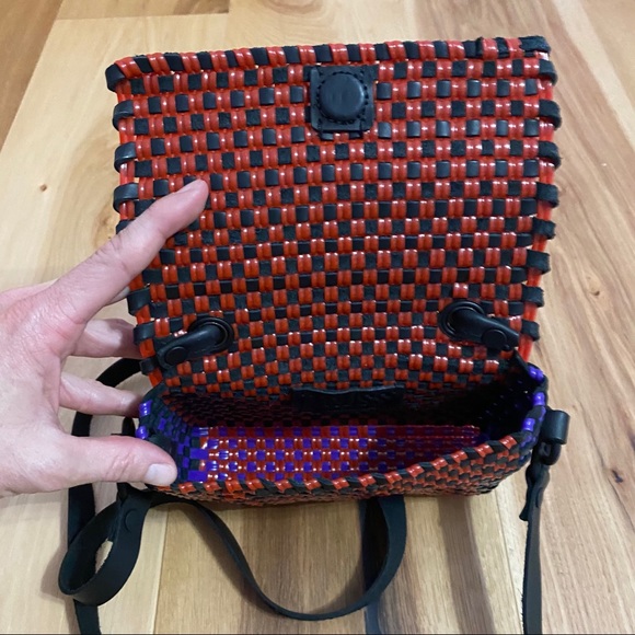 Truss Red Mini Top Handle Crossbody - Picture 13 of 13